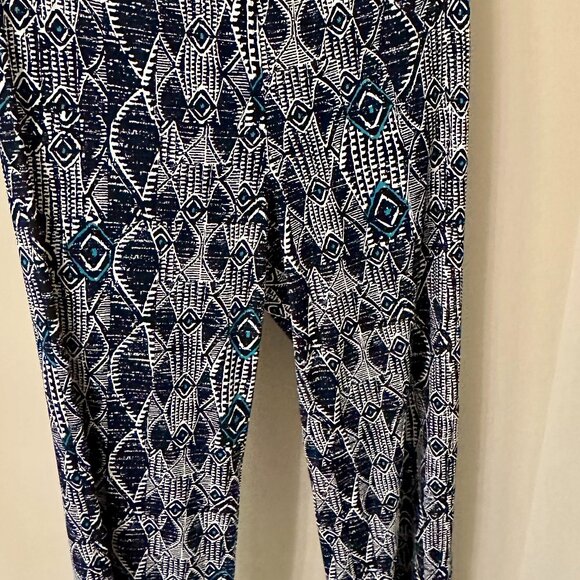 Max Editionn Pants - Max Edition Geometric Pattern Wide Leg Pants